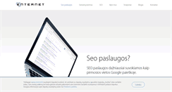 Desktop Screenshot of enternet.lt